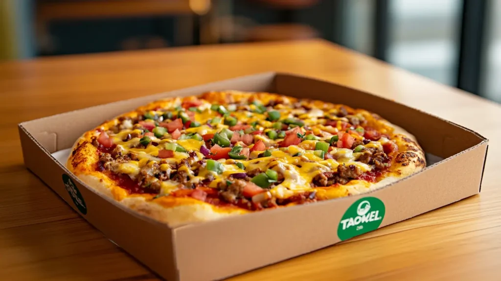 A newly relaunched Mexican Pizza with eco-friendly packaging